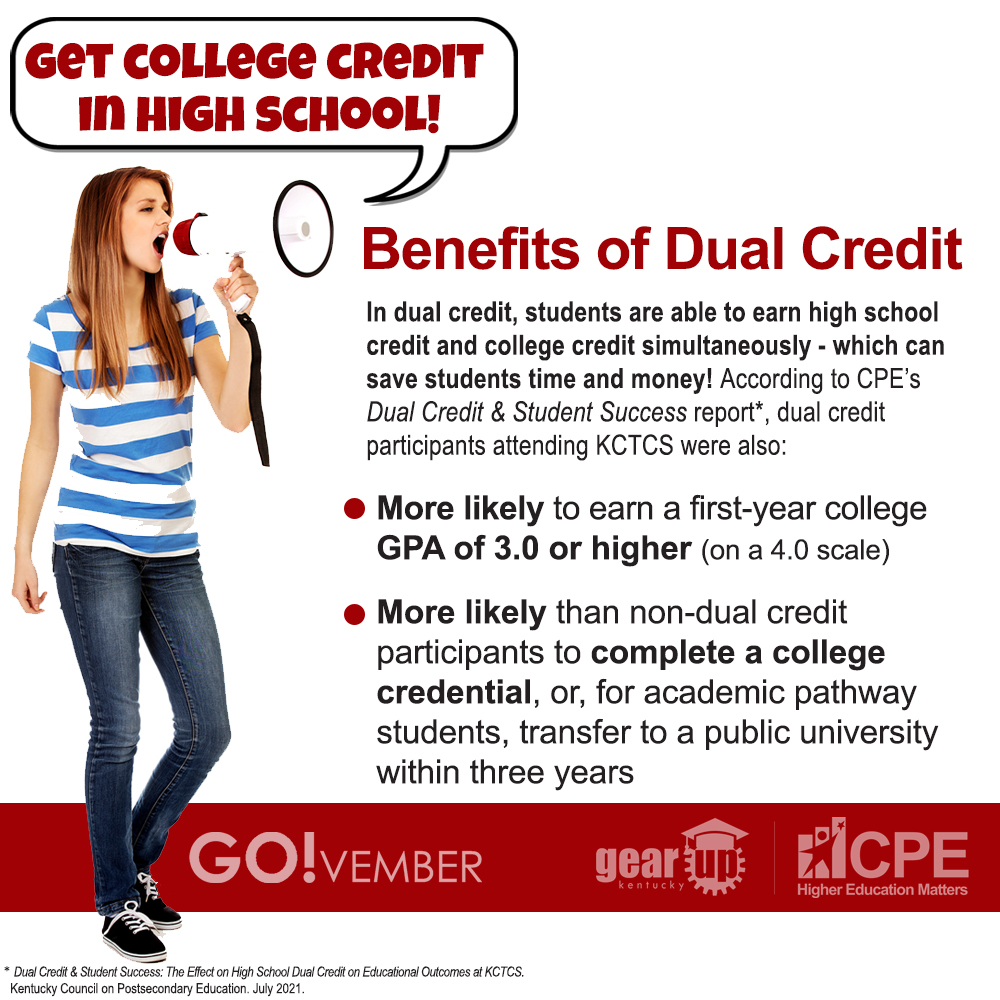 Benefits of dual credit